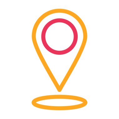 konumu PIN vektör çizim