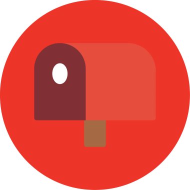 zil düz simgesini, vektör, illüstrasyon