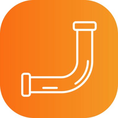 Projeniz için vektör boru simgesi