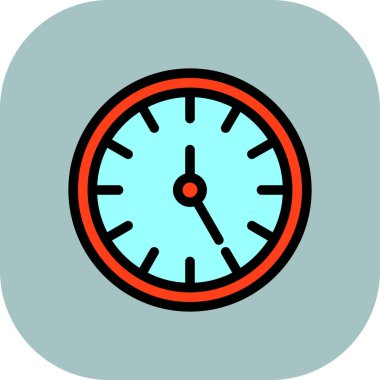 Alarm saat vektör simgesi