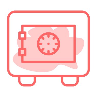 güvenli simge vektör illüstrasyonu