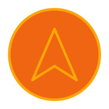 ok simgesi vektör illüstrasyonu