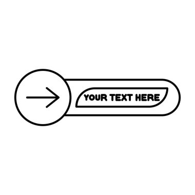 Ok ikonlu el işaretçisi. satır vektörü