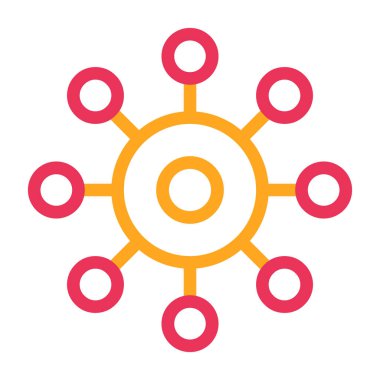 Seo simgesinin vektör illüstrasyonu