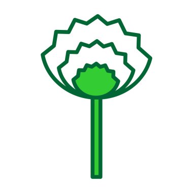 çiçek bahçesi ikonu vektör illüstrasyonu