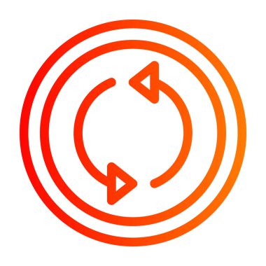 ok simgesi vektör illüstrasyonu