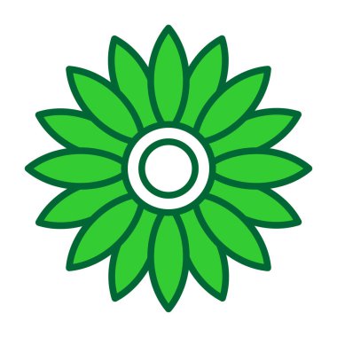 Şeffaf bir arkaplanda çiçek vektör çizimi. Birinci kalite semboller. Konsept ve grafik tasarımı için vuruş simgesi.