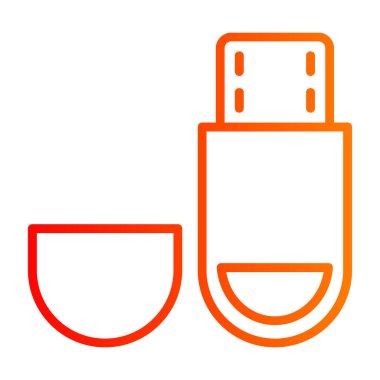 Bir kahve simgesinin vektör çizimi