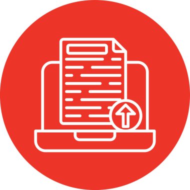 Vektör Dosyası düz simgesi