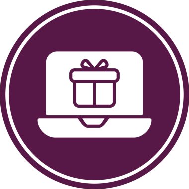 Hediye. Web simgesi basit bir illüstrasyon. mevcut