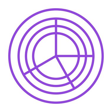 Modern b gezegeninin vektör illüstrasyonu Dünya gezegeninin ikonundan yoksun