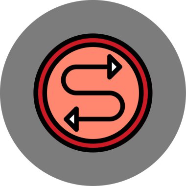 Bir b simgesinin vektör illüstrasyonu