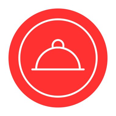 Gıda simgesinin vektör illüstrasyonu