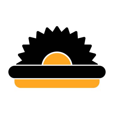 Beyaz arkaplanda vektör simgesi izole edildi