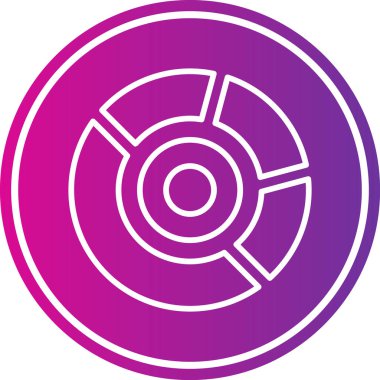 Modern simgenin vektör illüstrasyonu