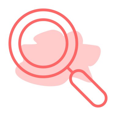 Arama simgesiyle büyüteç.