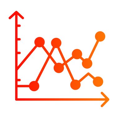 grafik ikonu vektör illüstrasyonu