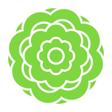 güzel çiçek vektörü sembol