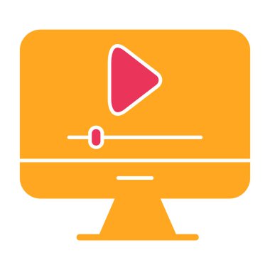 Oynat düğmesi olan video oynatıcı