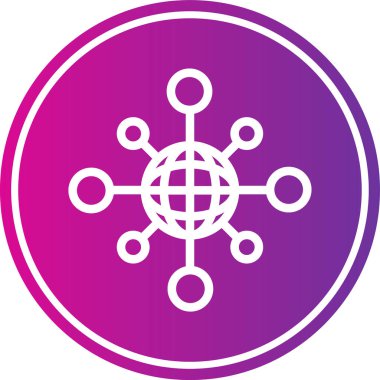 Seo simgesinin vektör illüstrasyonu