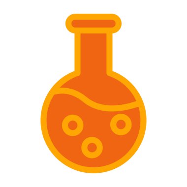 Beyaz arkaplanda izole edilmiş matara simgesi ve vektör illüstrasyonu