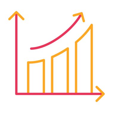 çubuk çizelgesi vektör illüstrasyonu
