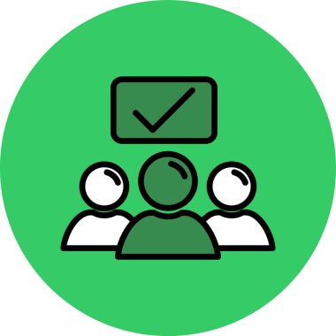 insanlar simge vektör illüstrasyonu