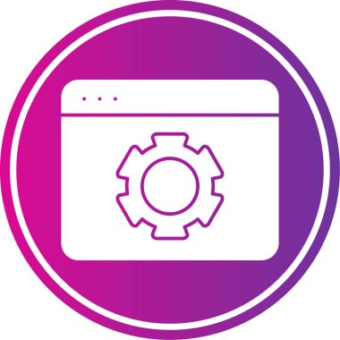 seo modern simgesinin vektör illüstrasyonu