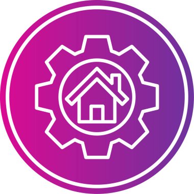 Vektör Ev simgesi illüstrasyonu