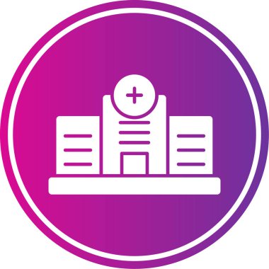 Modern binanın vektör illüstrasyonu