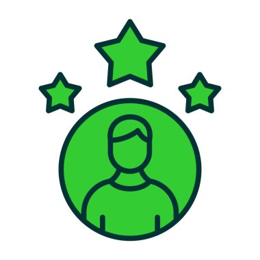 yıldız simgesi vektör illüstrasyonu