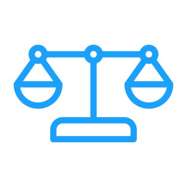 kanun vektörü ince çizgi simgesi