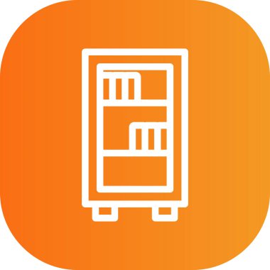 Bir kitap simgesinin vektör illüstrasyonu