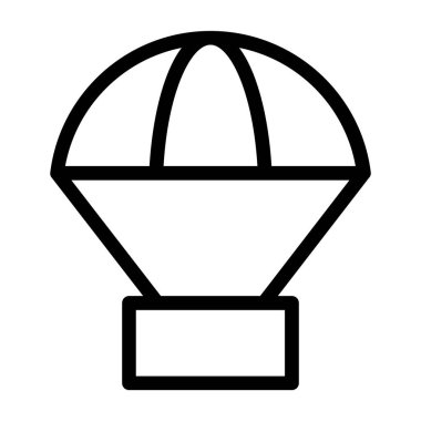 Uydu Simgesi, vektör illüstrasyonu