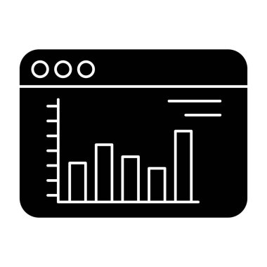 çubuk analiz simgesi tasarımı