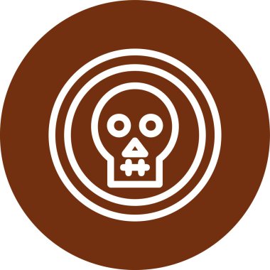 Cadılar Bayramı ikon vektör illüstrasyonu