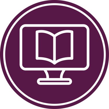 kitap simgesi, vektör illüstrasyonu