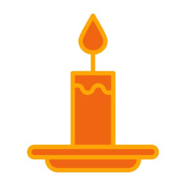 Mum simgesi vektör illüstrasyonu