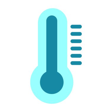 termometre simgesi vektör illüstrasyonu