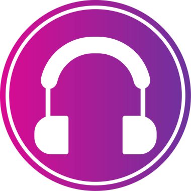 Vektör kulaklık simge tasarlamak