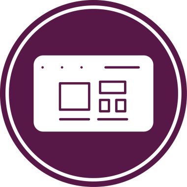 seo modern simgesinin vektör illüstrasyonu