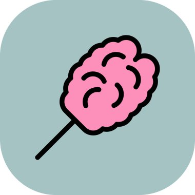 Lolipoplu lolipopun vektör çizimi