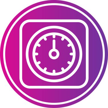 Eşsiz hız ölçer çizgi vektör simgesi