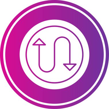 Ok. Web simgesi basit illüstrasyon