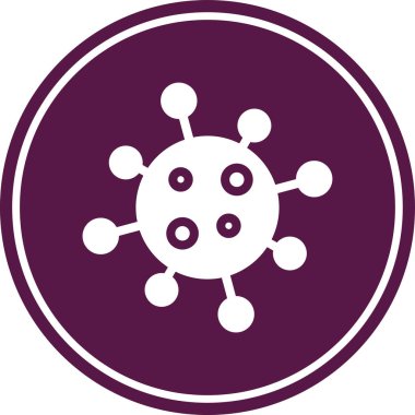 Virüs. Web simgesi basit illüstrasyon