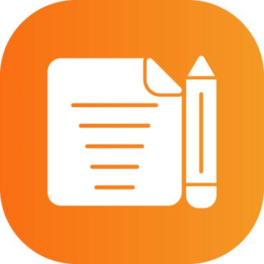 belge simgesi vektör illüstrasyonu