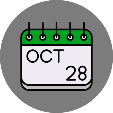 vektör çizim tasarım takvim simgesinin