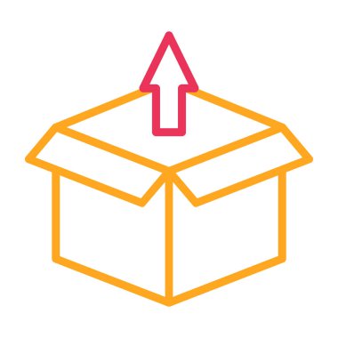 Teslimat. Web simgesi basit tasarım