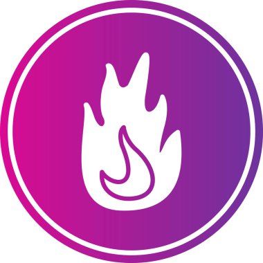 Bir yangının vektör illüstrasyonu