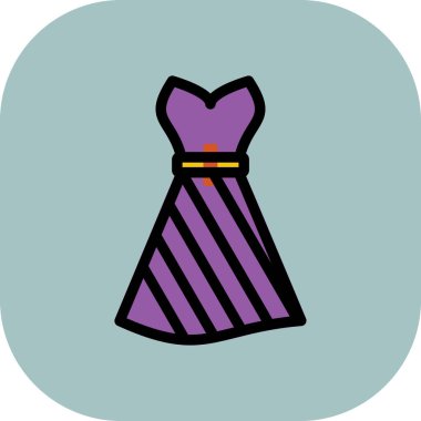 güzel gelinlik vektör çizimi